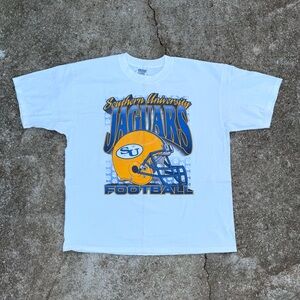 VTG 2000s Southern University Jaguars Football Baton Rouge, LA HBCU Graphic Tee
